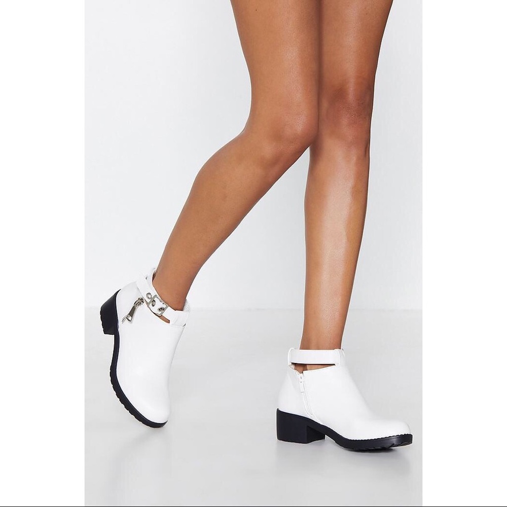 New Nasty Gal Good For the Sole Faux Leather Boot